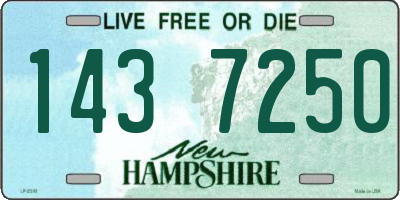 NH license plate 1437250