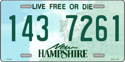 NH license plate 1437261