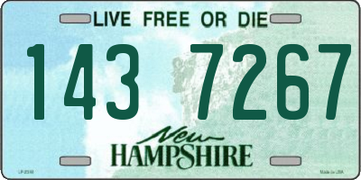 NH license plate 1437267