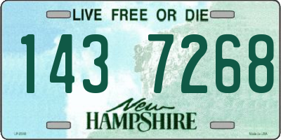 NH license plate 1437268