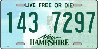 NH license plate 1437297