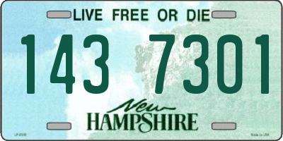 NH license plate 1437301