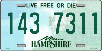NH license plate 1437311