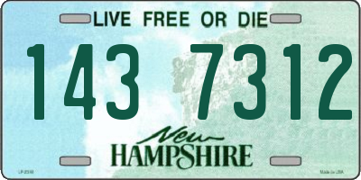 NH license plate 1437312