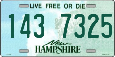NH license plate 1437325