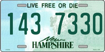 NH license plate 1437330
