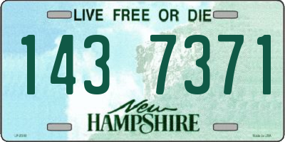 NH license plate 1437371