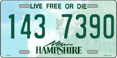 NH license plate 1437390