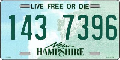 NH license plate 1437396