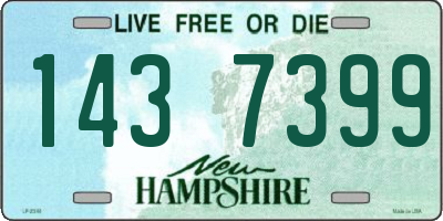 NH license plate 1437399