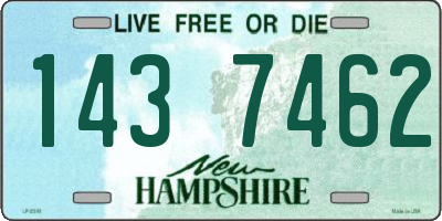 NH license plate 1437462