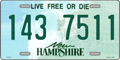 NH license plate 1437511