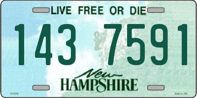 NH license plate 1437591
