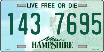 NH license plate 1437695