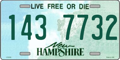 NH license plate 1437732