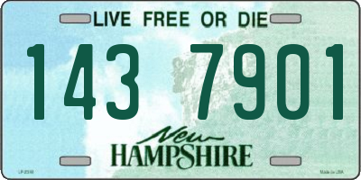 NH license plate 1437901