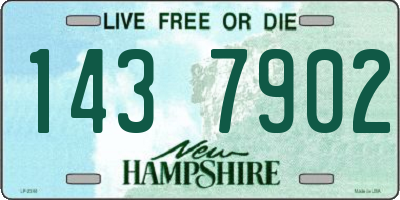 NH license plate 1437902