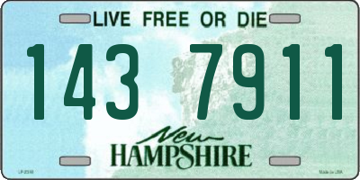 NH license plate 1437911
