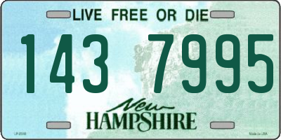 NH license plate 1437995