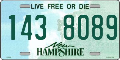 NH license plate 1438089