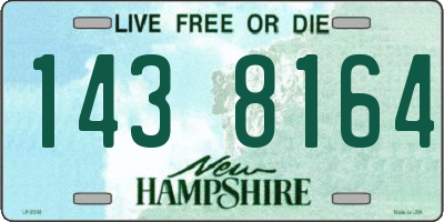 NH license plate 1438164
