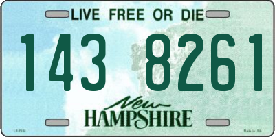 NH license plate 1438261