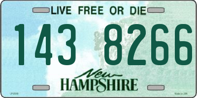 NH license plate 1438266