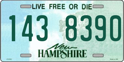 NH license plate 1438390
