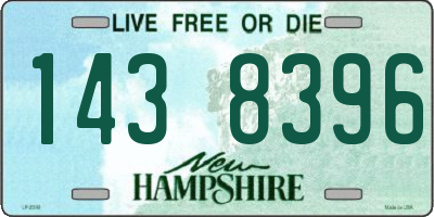 NH license plate 1438396