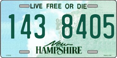 NH license plate 1438405