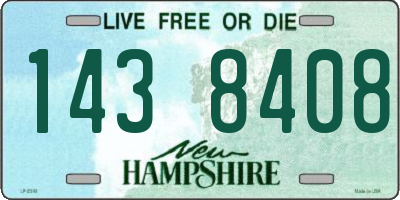 NH license plate 1438408