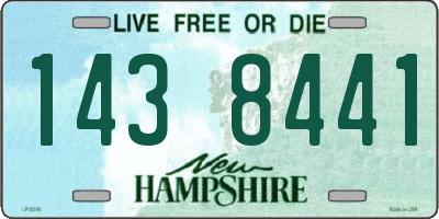 NH license plate 1438441
