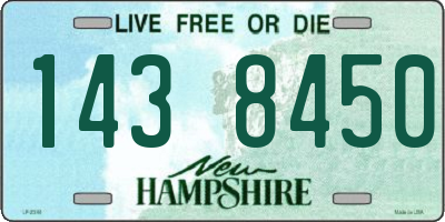 NH license plate 1438450