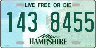 NH license plate 1438455
