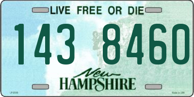 NH license plate 1438460