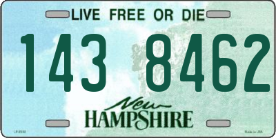 NH license plate 1438462