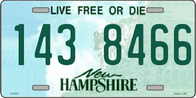 NH license plate 1438466
