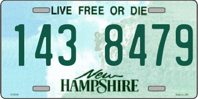 NH license plate 1438479