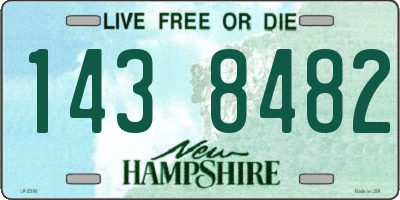 NH license plate 1438482