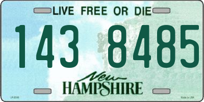 NH license plate 1438485