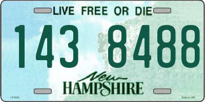 NH license plate 1438488