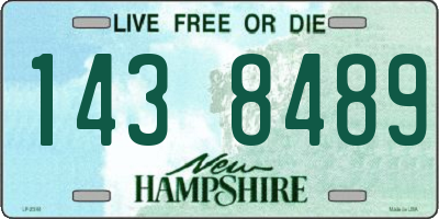 NH license plate 1438489
