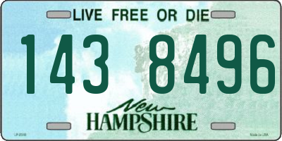 NH license plate 1438496