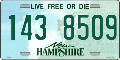 NH license plate 1438509