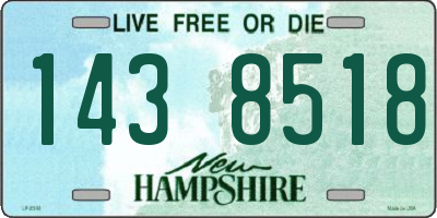 NH license plate 1438518