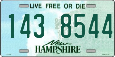 NH license plate 1438544