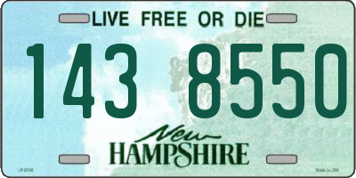 NH license plate 1438550