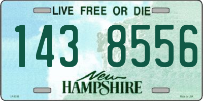 NH license plate 1438556