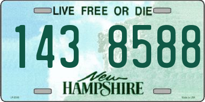 NH license plate 1438588