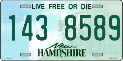 NH license plate 1438589